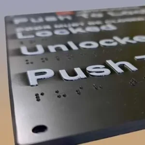 Braille Signage